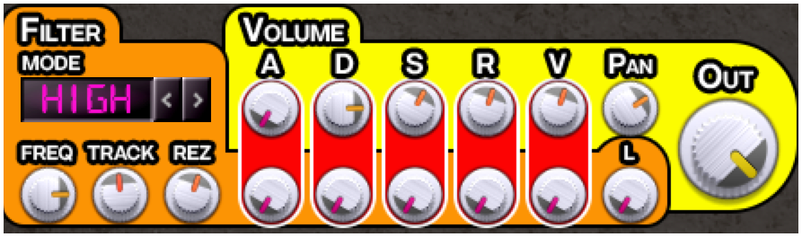 Filter & Volume
